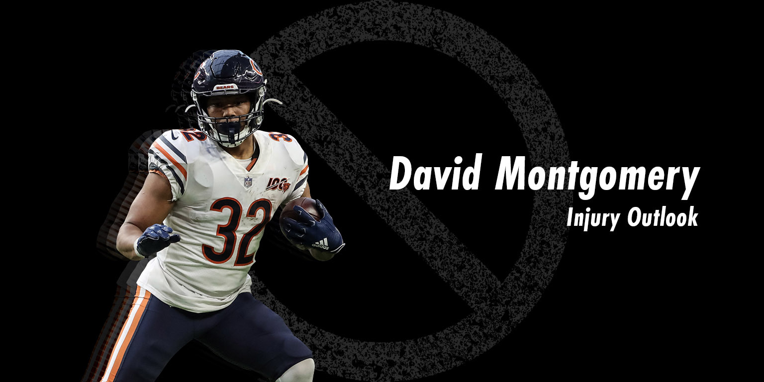 Chicago Bears David Montgomery suffered Right Leg Injuries