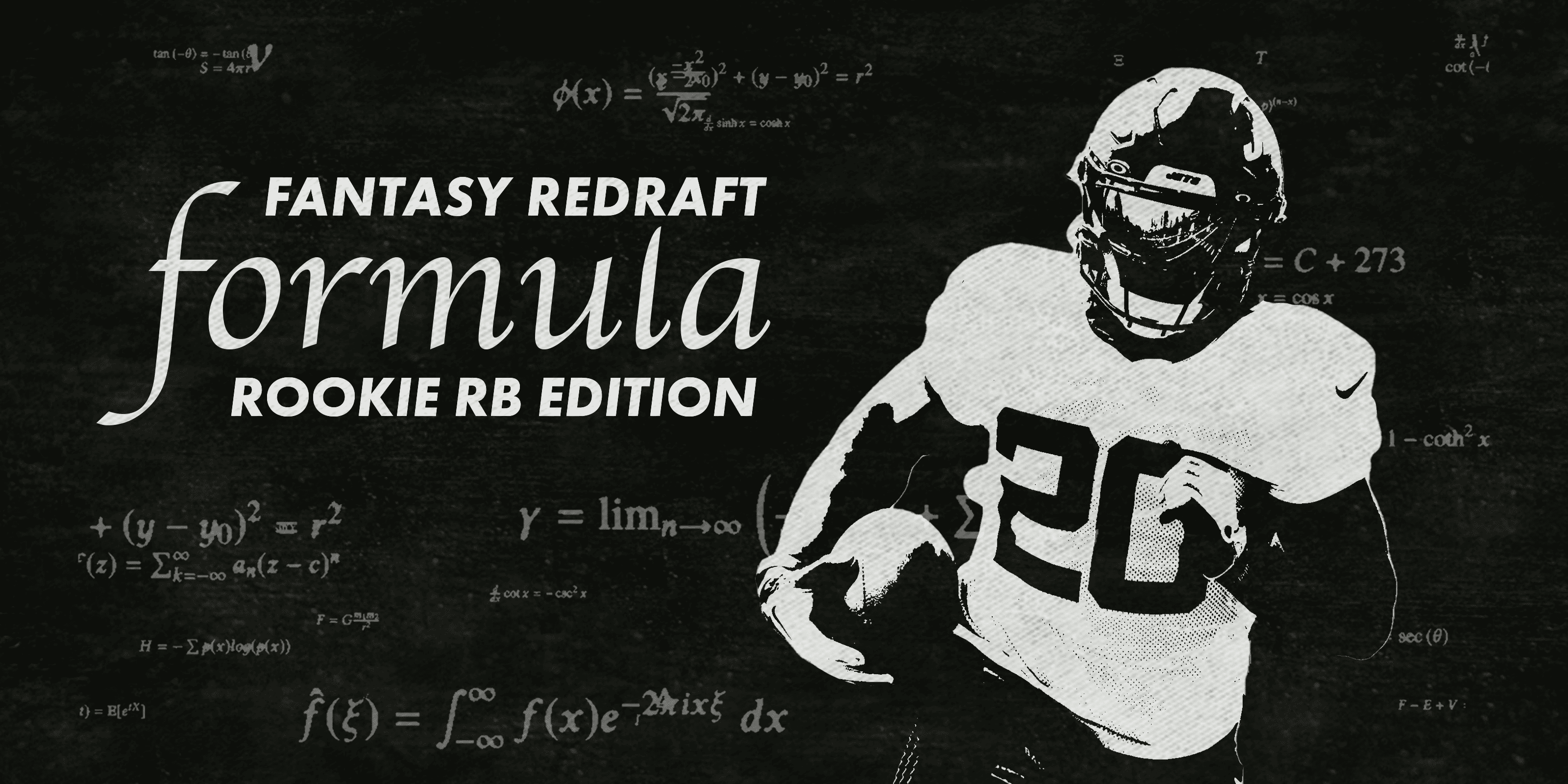 The Undroppables - Fantasy Redraft Formula - Rookie RB Edition %